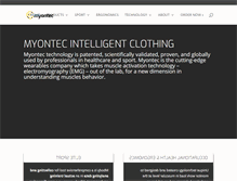 Tablet Screenshot of myontec.com